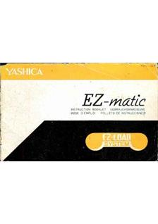 Yashica EZ-matic manual. Camera Instructions.